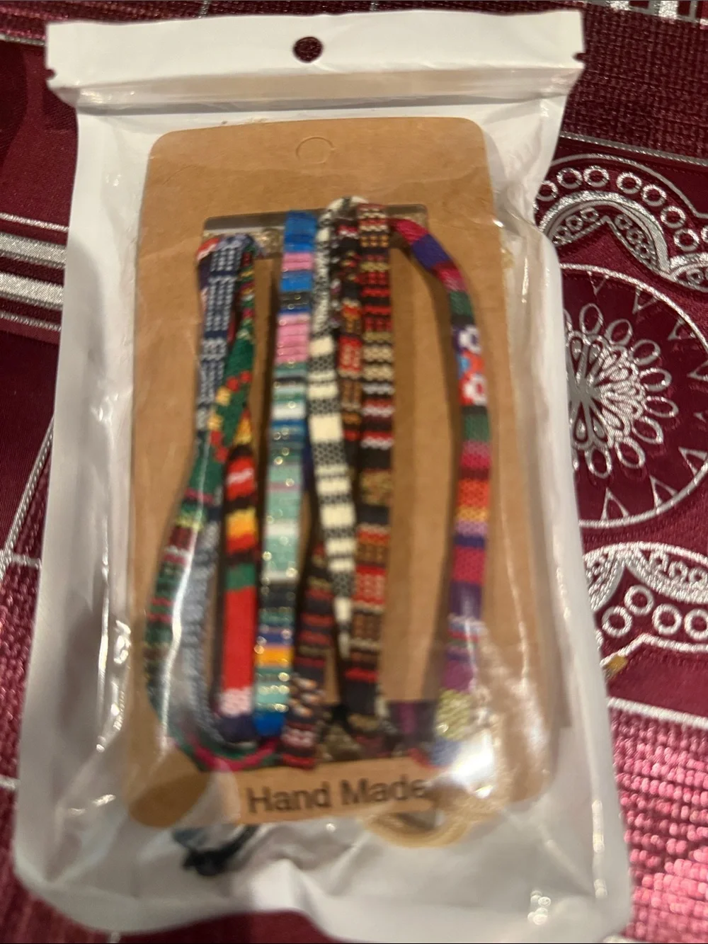 Hand Made Multicolor Woven Friendship Bracelets - Women Accessories